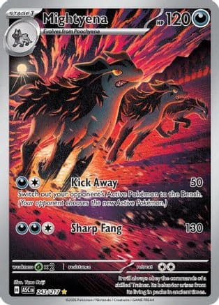 Mightyena - 243/217 — ME: Ascended Heroes Pokémon TCG card by Yano Keiji