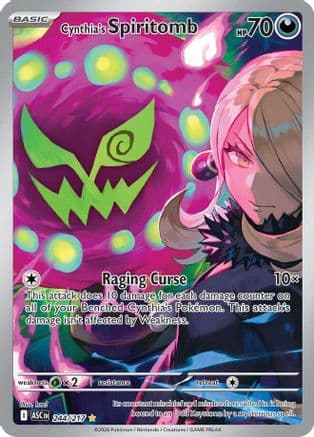 Cynthia's Spiritomb - 244/217 — ME: Ascended Heroes Pokémon TCG card by hncl