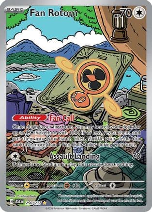 Fan Rotom - 250/217 — ME: Ascended Heroes Pokémon TCG card by Yukihiro Tada