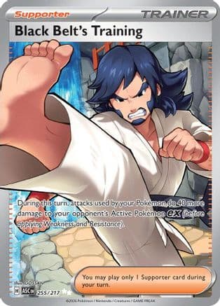 Black Belt's Training — ME: Ascended Heroes Pokémon TCG card by GOSSAN