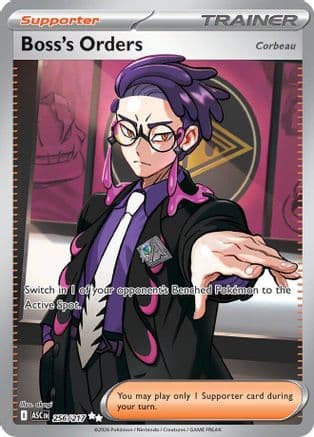 Boss's Orders [Corbeau] - 256/217 — ME: Ascended Heroes Pokémon TCG card by Corbeau