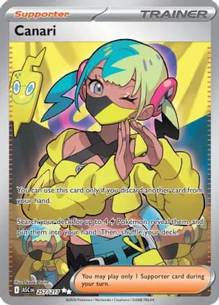 Canari - 257/217 — ME: Ascended Heroes Pokémon TCG card by Naoki Saito