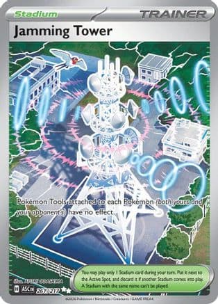 Jamming Tower — ME: Ascended Heroes Pokémon TCG card by AYUMI ODASHIMA