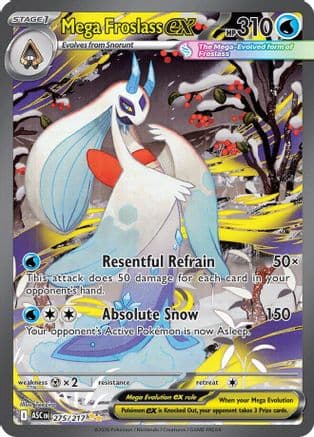 Mega Froslass ex - 275/217 — ME: Ascended Heroes Pokémon TCG card by Teeziro