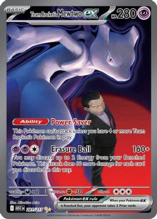 Team Rocket's Mewtwo ex - 281/217 — ME: Ascended Heroes