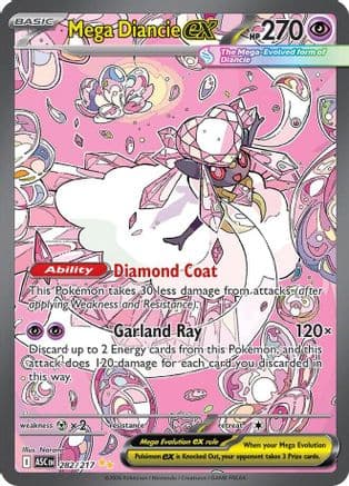 Mega Diancie ex - 282/217 — ME: Ascended Heroes Pokémon TCG card by Narano