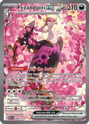 Fezandipiti ex - 288/217 — ME: Ascended Heroes Pokémon TCG card by SIE NANAHARA