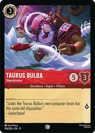 Taurus Bulba - Steerminator — Winterspell Disney Lorcana card by Isaiah Mesq