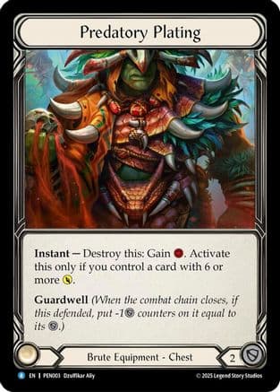 Predatory Plating — Compendium of Rathe