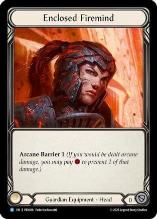 Enclosed Firemind — Compendium of Rathe Flesh and Blood card by Federico Musetti