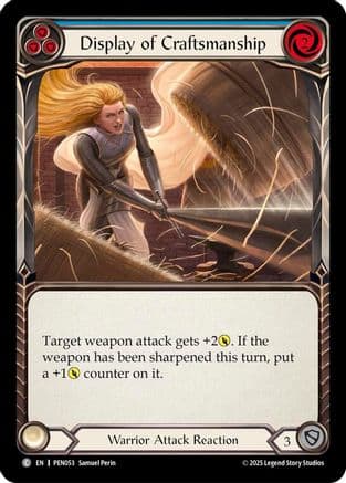 Display Of Craftsmanship (Blue) — Compendium of Rathe