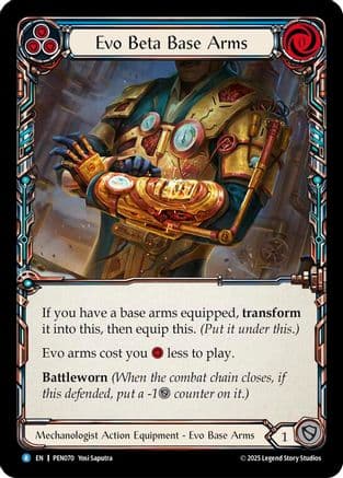 Evo Beta Base Arms (Blue) — Compendium of Rathe
