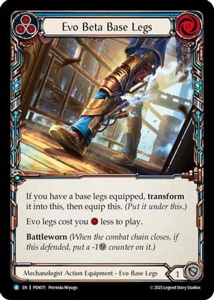 Evo Beta Base Legs (Blue) — Compendium of Rathe Flesh and Blood card by Forrest Imel
