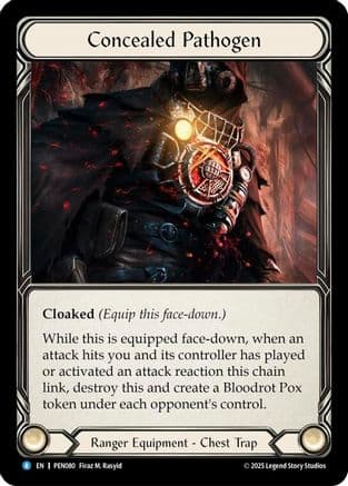 Concealed Pathogen — Compendium of Rathe Flesh and Blood card by Ravi M Kapur