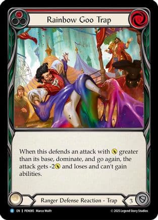 Rainbow Goo Trap (Red) — Compendium of Rathe Flesh and Blood card by Maricia Bolillo