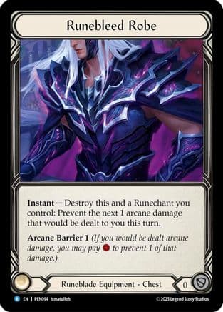 Runebleed Robe — Compendium of Rathe Flesh and Blood card by unArdian