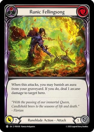 Runic Fellingsong (Red) — Compendium of Rathe
