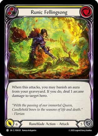 Runic Fellingsong (Yellow) — Compendium of Rathe