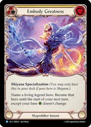 Embody Greatness (Yellow) — Compendium of Rathe