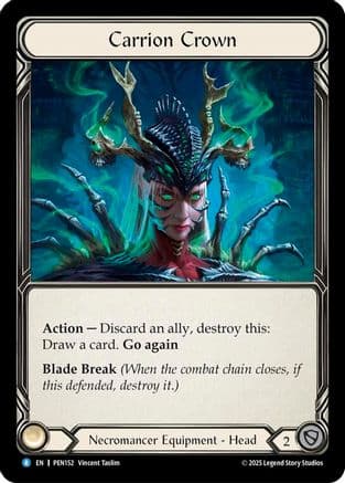 Carrion Crown — Compendium of Rathe Flesh and Blood card by Vincent Bailly