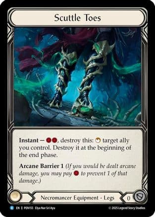 Scuttle Toes — Compendium of Rathe Flesh and Blood card by Dighton Lp