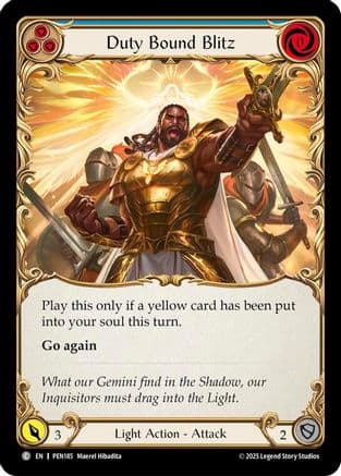 Duty Bound Blitz (Blue) — Compendium of Rathe