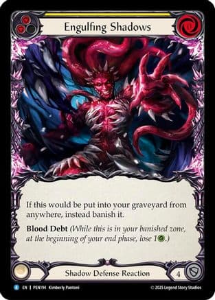 Engulfing Shadows (Yellow) — Compendium of Rathe Flesh and Blood card by Unknown