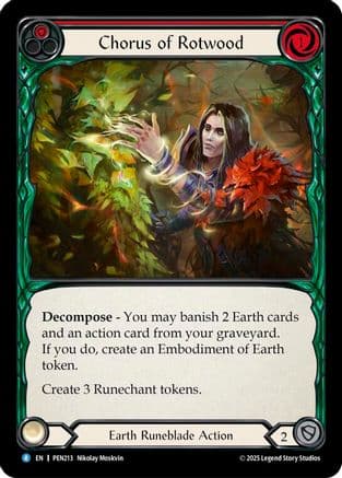 Chorus Of Rotwood (Red) — Compendium of Rathe