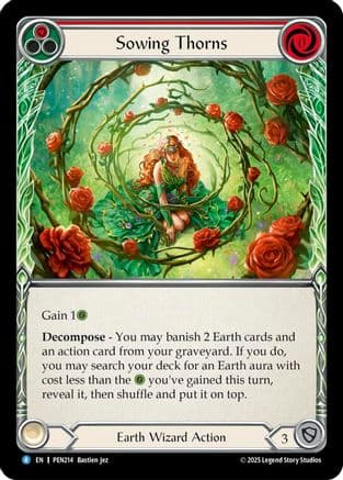 Sowing Thorns (Red) — Compendium of Rathe