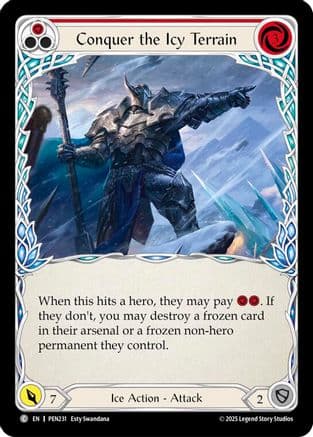 Conquer The Icy Terrain (Red) — Compendium of Rathe