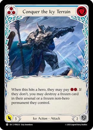 Conquer The Icy Terrain (Blue) — Compendium of Rathe