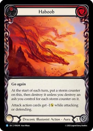 Haboob (Red) — Compendium of Rathe Flesh and Blood card by Asur Misola