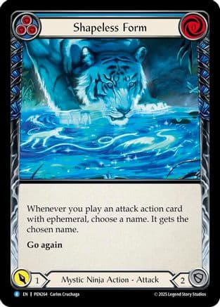 Shapeless Form (Blue) — Compendium of Rathe Flesh and Blood card by Carlos Colosso