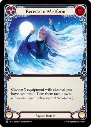 Recede To Mistform (Blue) — Compendium of Rathe
