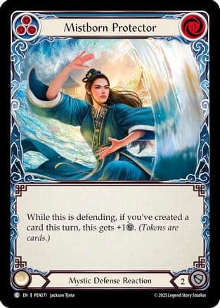 Mistborn Protector (Blue) — Compendium of Rathe Flesh and Blood card by Joshua Lyda