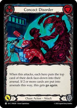 Concoct Disorder (Blue) — Compendium of Rathe Flesh and Blood card by Grant Garkavaya