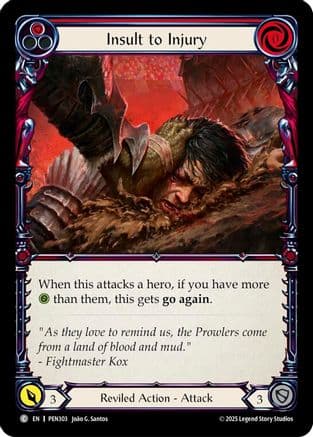 Insult To Injury (Red) — Compendium of Rathe
