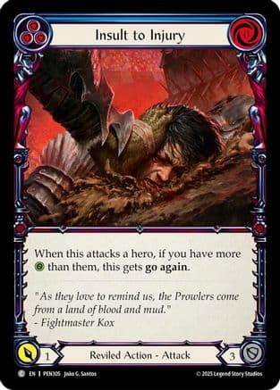 Insult To Injury (Blue) — Compendium of Rathe