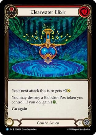 Clearwater Elixir (Red) — Compendium of Rathe Flesh and Blood card by Gman Capitanich