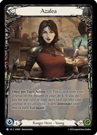 Azalea (Extended Art) — Flesh and Blood card