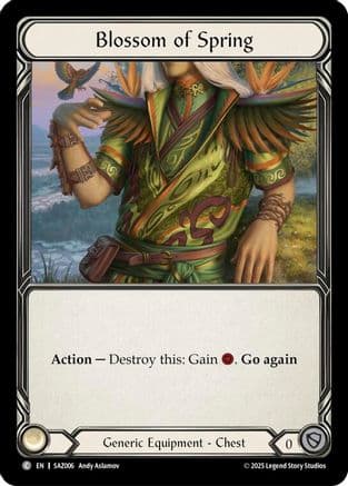 Blossom of Spring (SAZ006) — Silver Age Chapter 2 Flesh and Blood card by Andy Aslamov