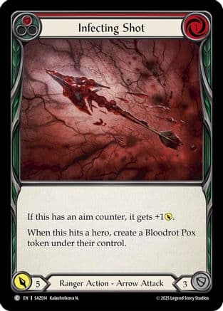 Infecting Shot (Red) — Silver Age Chapter 2 Flesh and Blood card by Dreamkreach