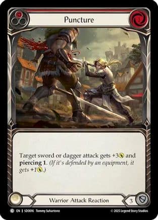 Puncture (Red) — Silver Age Chapter 2 Flesh and Blood card by Tiramazo Salahudin