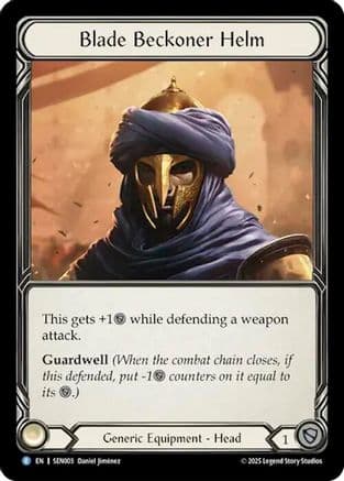Blade Beckoner Helm (SEN003) — Silver Age Chapter 2