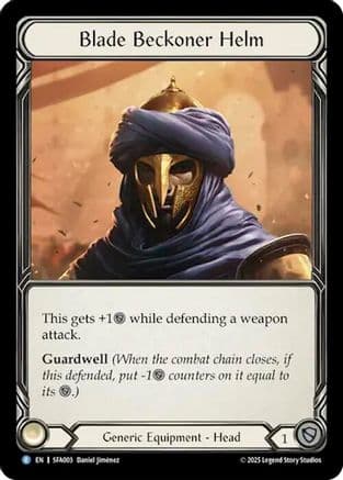 Blade Beckoner Helm (SFA003) — Silver Age Chapter 2