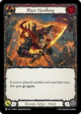 Blaze Headlong — Silver Age Chapter 2 Flesh and Blood card by Nathaniel Himawan