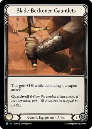Blade Beckoner Gauntlets (SDA008) — Silver Age Chapter 1