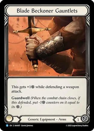 Blade Beckoner Gauntlets (SKA007) — Silver Age Chapter 1