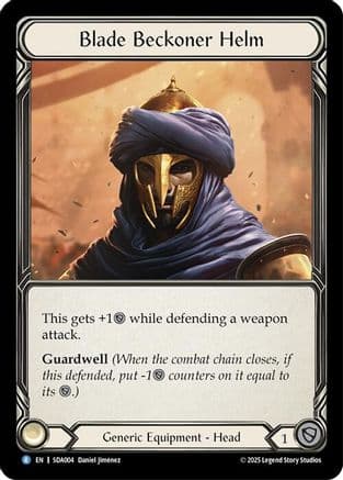 Blade Beckoner Helm (SDA004) — Silver Age Chapter 1