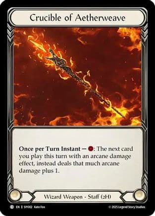 Crucible of Aetherweave — Silver Age Chapter 1 Flesh and Blood card by Kate Fox